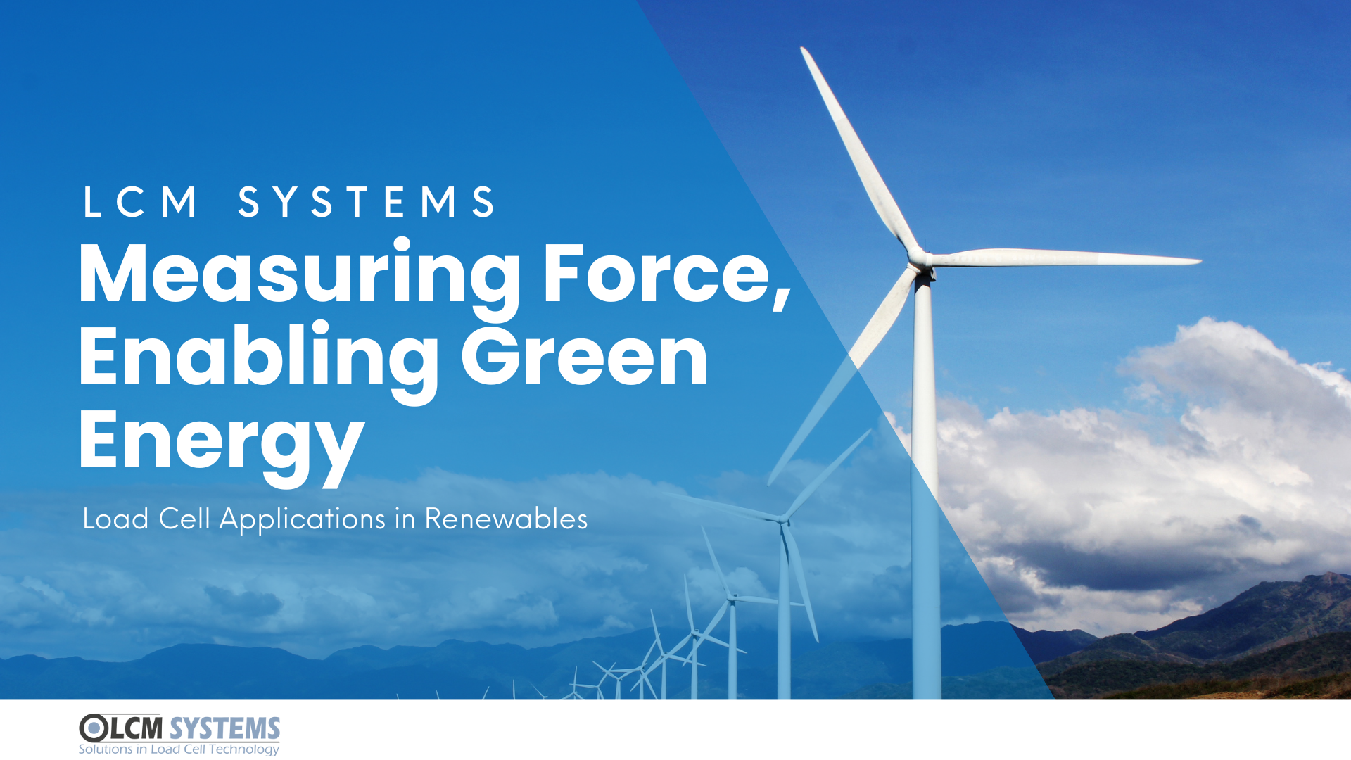 Measuring force in renewable energy