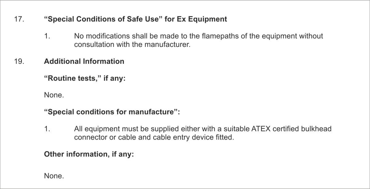 ATEX Instruction Manual