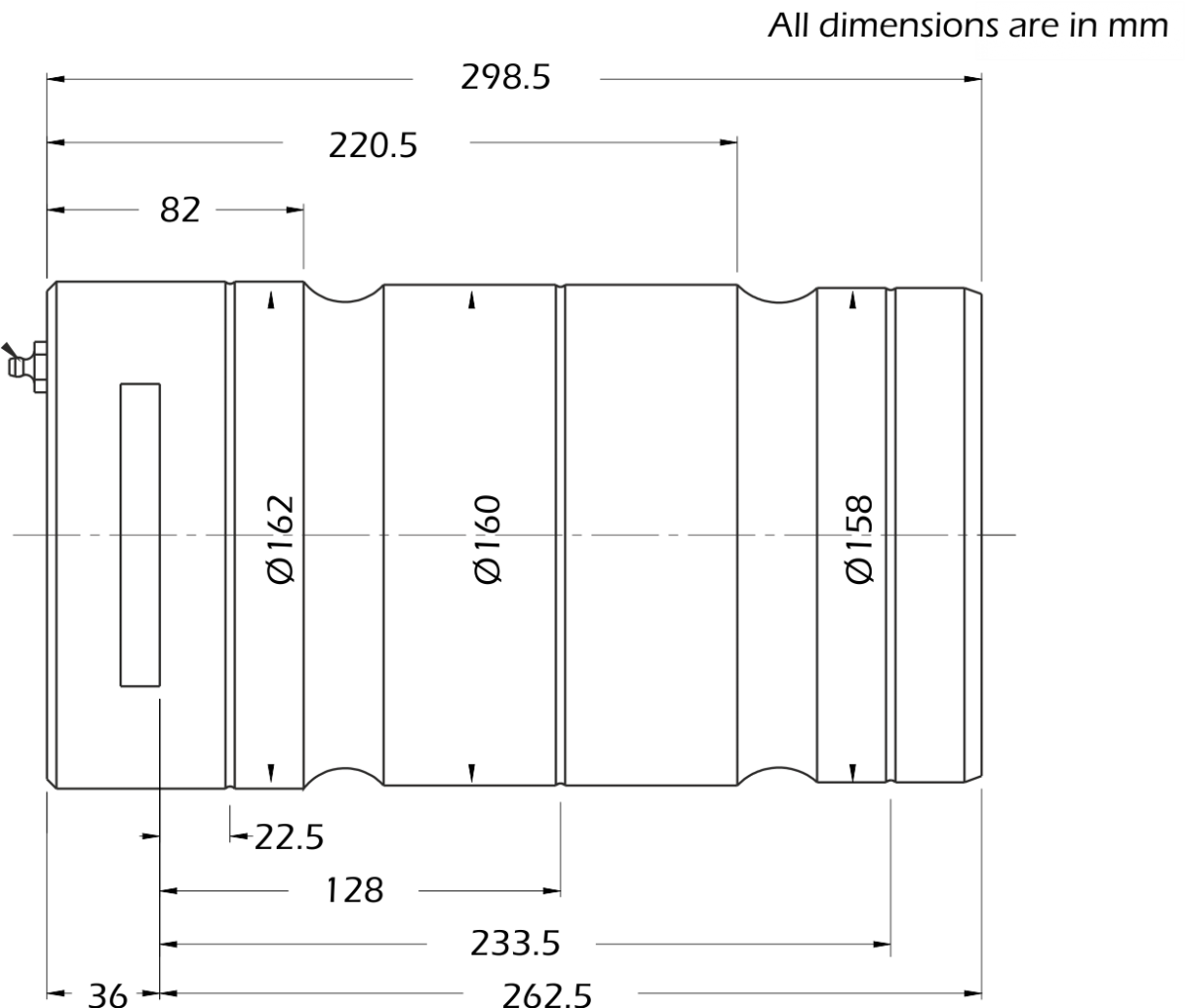 lcm4550 load pin dimensions