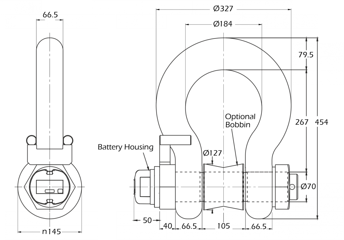 Shackle Belt Loop and Stainless Steel Chain – MURAKAMIONLINE